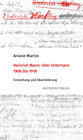 Buchcover Heinrich Mann "Der Untertan" 1906 bis 1918