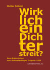 Buchcover Wirklich ein Dichterstreit?