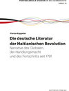 Buchcover Die deutsche Literatur der Haitianischen Revolution