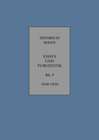 Buchcover Heinrich Mann. Essays und Publizistik. Kritische Gesamtausgabe in zehn Bänden