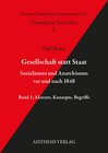 Buchcover Gesellschaft statt Staat. Sozialismus und Anarchismus vor und nach 1848