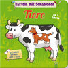 Buchcover Basteln mit Schablonen - Tiere