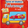 Buchcover Basteln mit Schablonen - Fahrzeuge