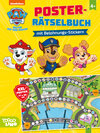 Buchcover PAW Patrol Poster-Rätselbuch mit Belohnungs-Stickern