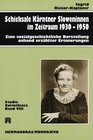 Buchcover Schicksale Kärntner Sloweninnen im Zeitraum 1930-1950