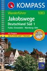 Buchcover KOMPASS Wanderführer Jakobswege Deutschland Süd 1