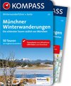 Buchcover KOMPASS Wanderführer Münchner Winterwanderungen