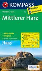 Buchcover KOMPASS Wanderkarte 452 Mittlerer Harz 1:50.000