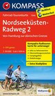 Buchcover KOMPASS Fahrrad-Tourenkarte Nordseeküstenradweg 2, von Hamburg/Elbe zur dänischen Grenze, 1:50.000