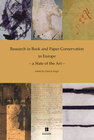 Buchcover Research in Book and Paper Conservation in Europe - a State of the Art -