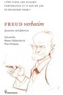 Buchcover Freud verbatim