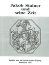 Buchcover Jakob Stainer und seine Zeit