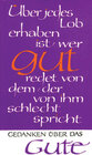 Buchcover Gedanken über das Gute