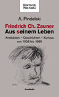 Buchcover Friedrich Ch. Zauner - Aus seinem Leben