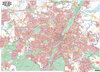 Buchcover München, Stadtplan 1:22.500, Poster, Plano in Rolle