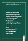 Buchcover Geschichte und Wirken der pharmakologischen, klinisch-pharmakologischen und toxikologischen Institute im deutschsprachig