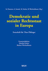 Buchcover Demokratie und sozialer Rechtsstaat in Europa
