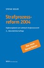 Buchcover Strafprozessreform 2004