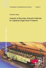Buchcover Analysis of Boundary Element Methods for Laplacian Eigenvalue Problems