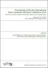 Buchcover Proceedings of the 6th International Brain Computer Interface Meeting Conference 2014