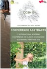Buchcover CCSH15. 1st International Academic Conference on Climate Change and Sustainable Heritage 2015