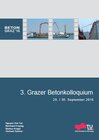 Buchcover 3. Grazer Betonkolloquium