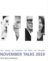 Buchcover November Talks 2019