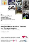 Buchcover 18. Tagung Nachhaltigkeit in Mobilität, Transport und Energieerzeugung (vormals "Der Arbeitsprozess des Verbrennungsmoto