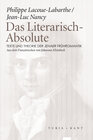 Buchcover Das Literarisch-Absolute. Texte und Theorie der Jenaer Frühromantik