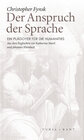 Buchcover Der Anspruch der Sprache