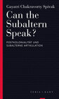 Can the Subaltern Speak? width=