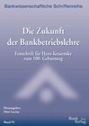 Buchcover Zukunft der Bankbetriebslehre - Festschrift Hans Krasensky