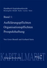 Buchcover Handbuch Kapitalmarktrecht Band 1