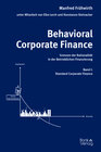 Buchcover Behavioral Corporate Finance - Grenzen der Rationalität in der Betrieblichen Finanzierung