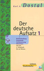 Buchcover Der deutsche Aufsatz. Nach der neuen Rechtschreibung