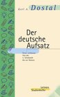 Buchcover Der deutsche Aufsatz
