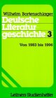 Buchcover Deutsche Literaturgeschichte  1-4