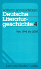 Buchcover Deutsche Literaturgeschichte  1-4