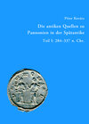 Buchcover Die antiken Quellen zu Pannonien in der Spätantike