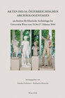 Buchcover Akten des 16. Österreichischen Archäologentages