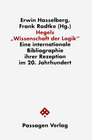 Buchcover Hegels "Wissenschaft der Logik"