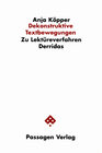 Buchcover Dekonstruktive Textbewegungen