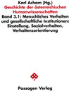Buchcover Geschichte der österreichischen Humanwissenschaften / Geschichte der österreichischen Humanwissenschaften