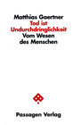 Buchcover Tod ist Undurchdringlichkeit