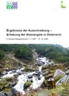 Buchcover Ergebnisse der Ausschreibung - Erhebung der Wassergüte in Österreich - 8. Beobachtungszeitraum 1.1.2007 bis 31.12.2009