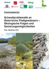 Buchcover Schwallproblematik an Östereichs Fließgewässern - Ökologische Folgen und Sanierungsmöglichkeiten