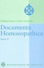 Buchcover Documenta homoeopathica