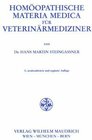 Buchcover Homöopathische Materia Medica für Veterinärmediziner