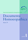 Buchcover Documenta Homoeopathica