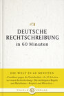 Buchcover Deutsche Rechtschreibung in 60 Minuten